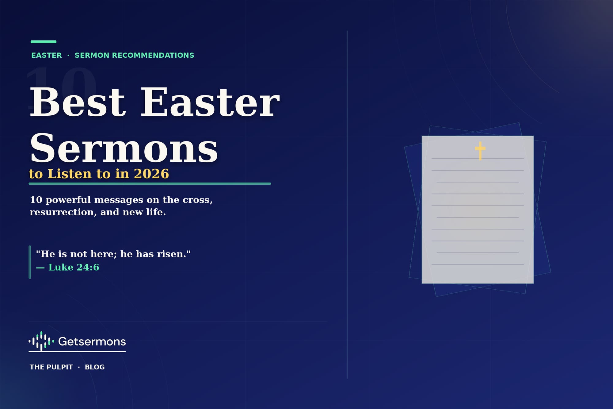 Best Easter Sermons to Listen to in 2026