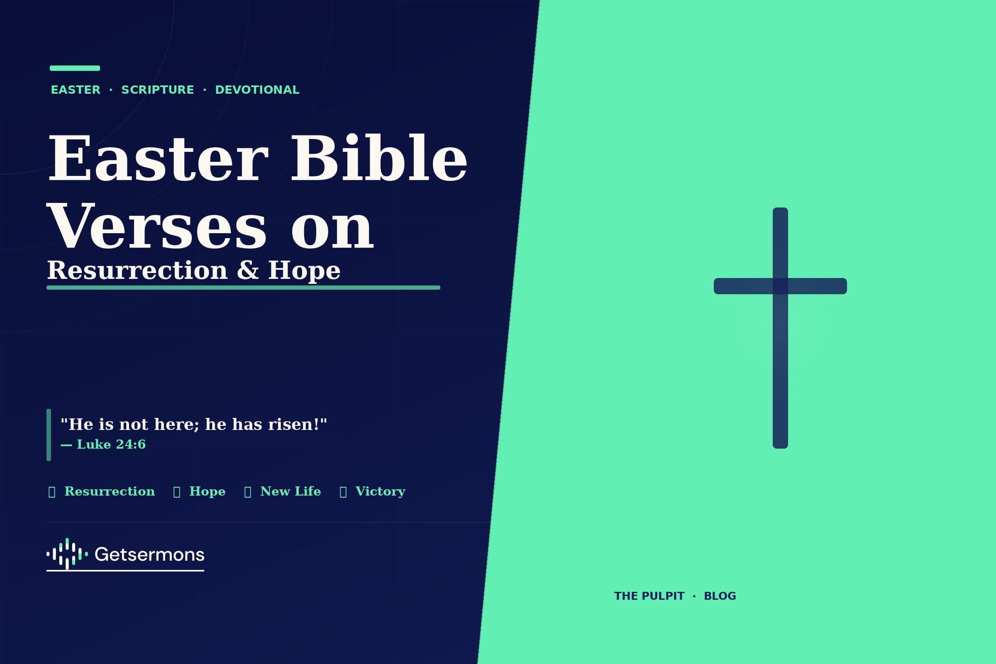 Easter Bible Verses on Resurrection and Hope